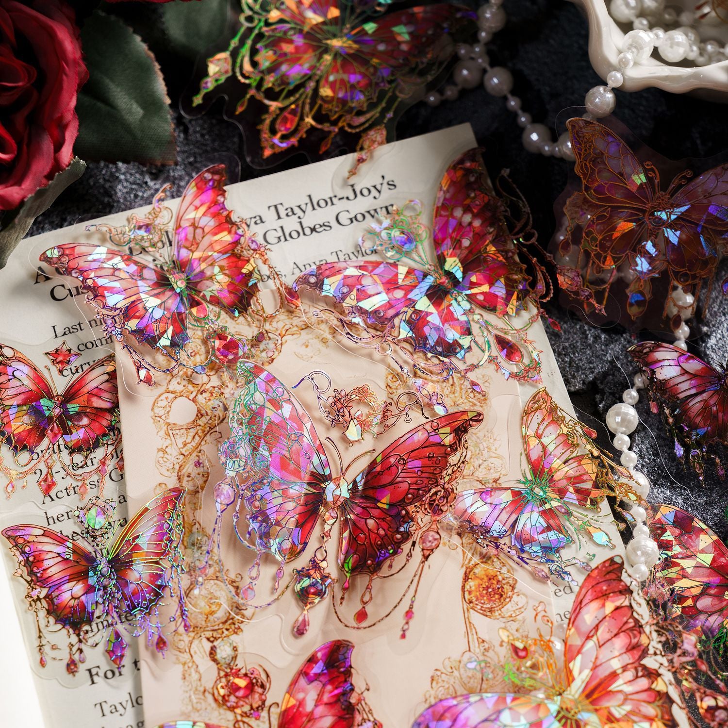 0419 Boundless butterfly language Series Sticker -20Pcs each pack