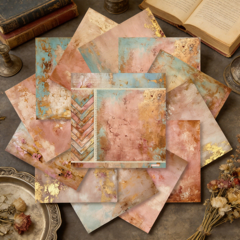 260207 Vintage background paper 20004B -12Pcs each pack