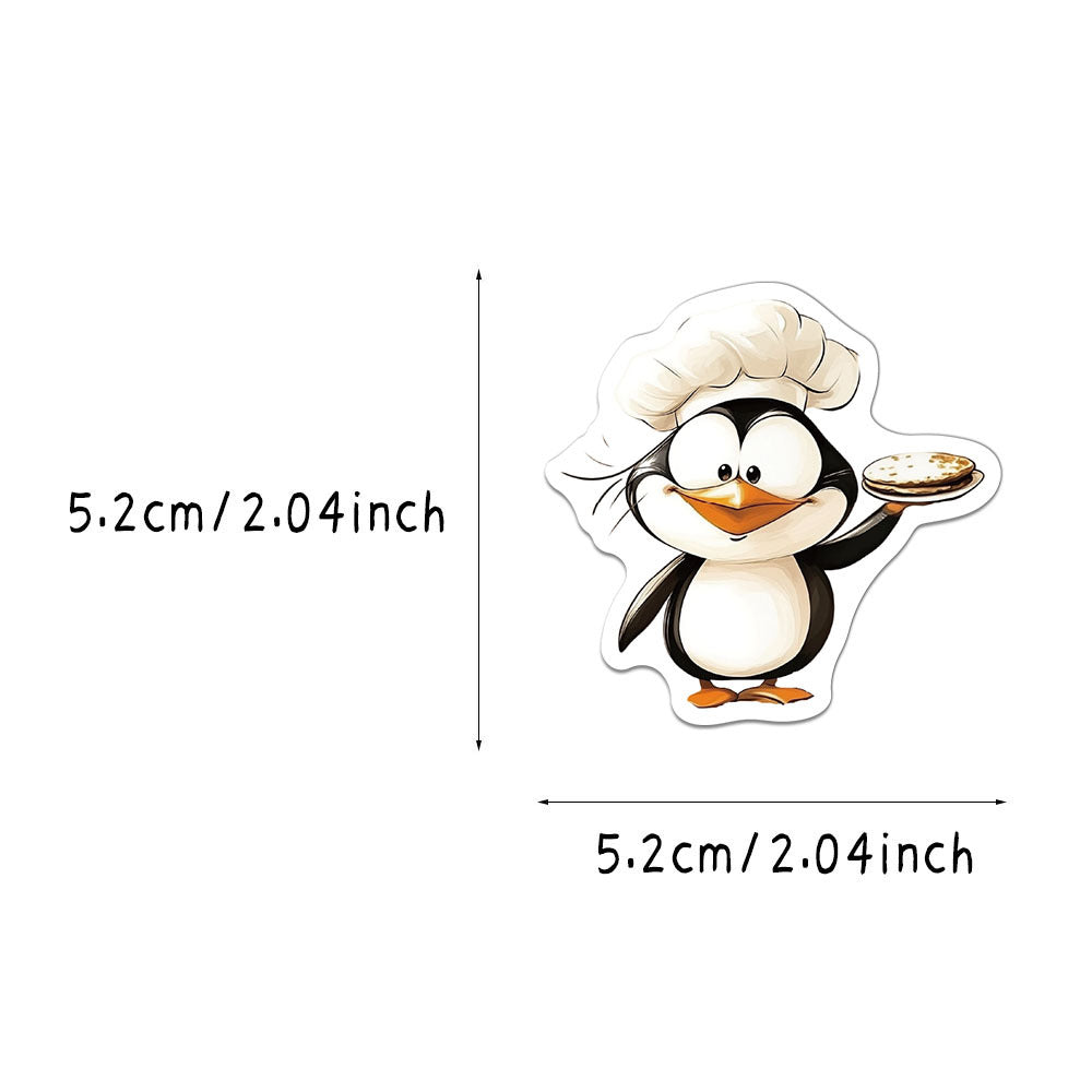 1028 50 Animals Stickers solid with white border