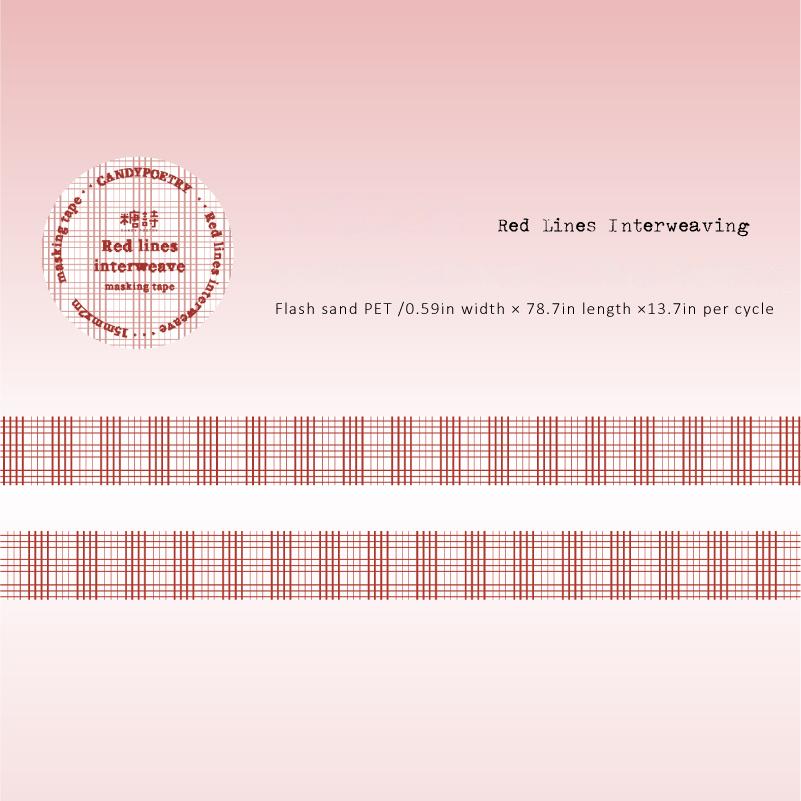 Crimson Prologue PET / Washi Tape -1.5cm*2m