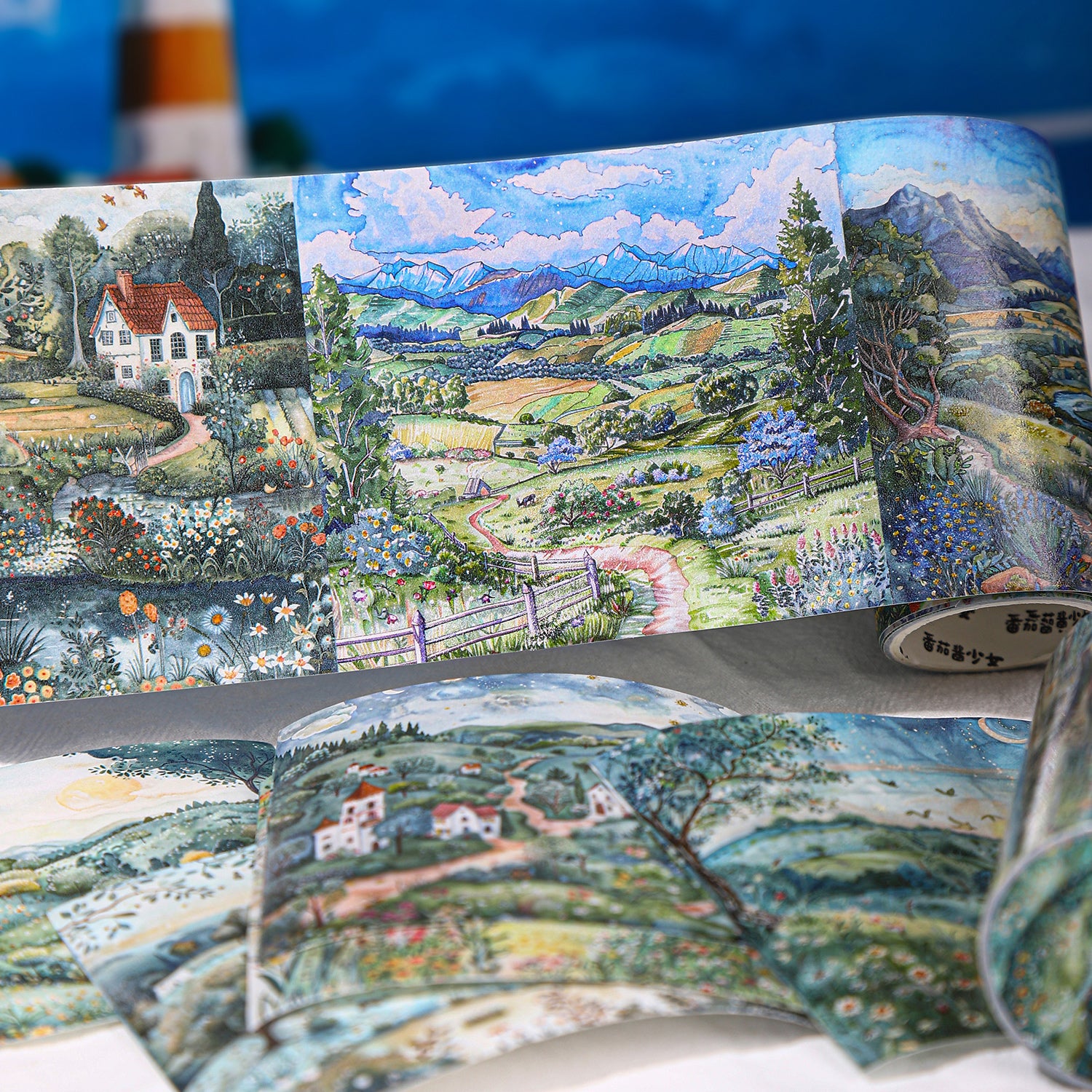 0528 Journey Scenery Washi tape - 8CM*2M