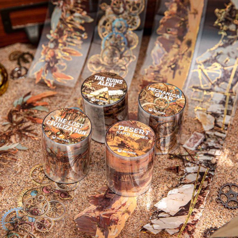 0803 Doomsday ruins PET tape -5cm*2M