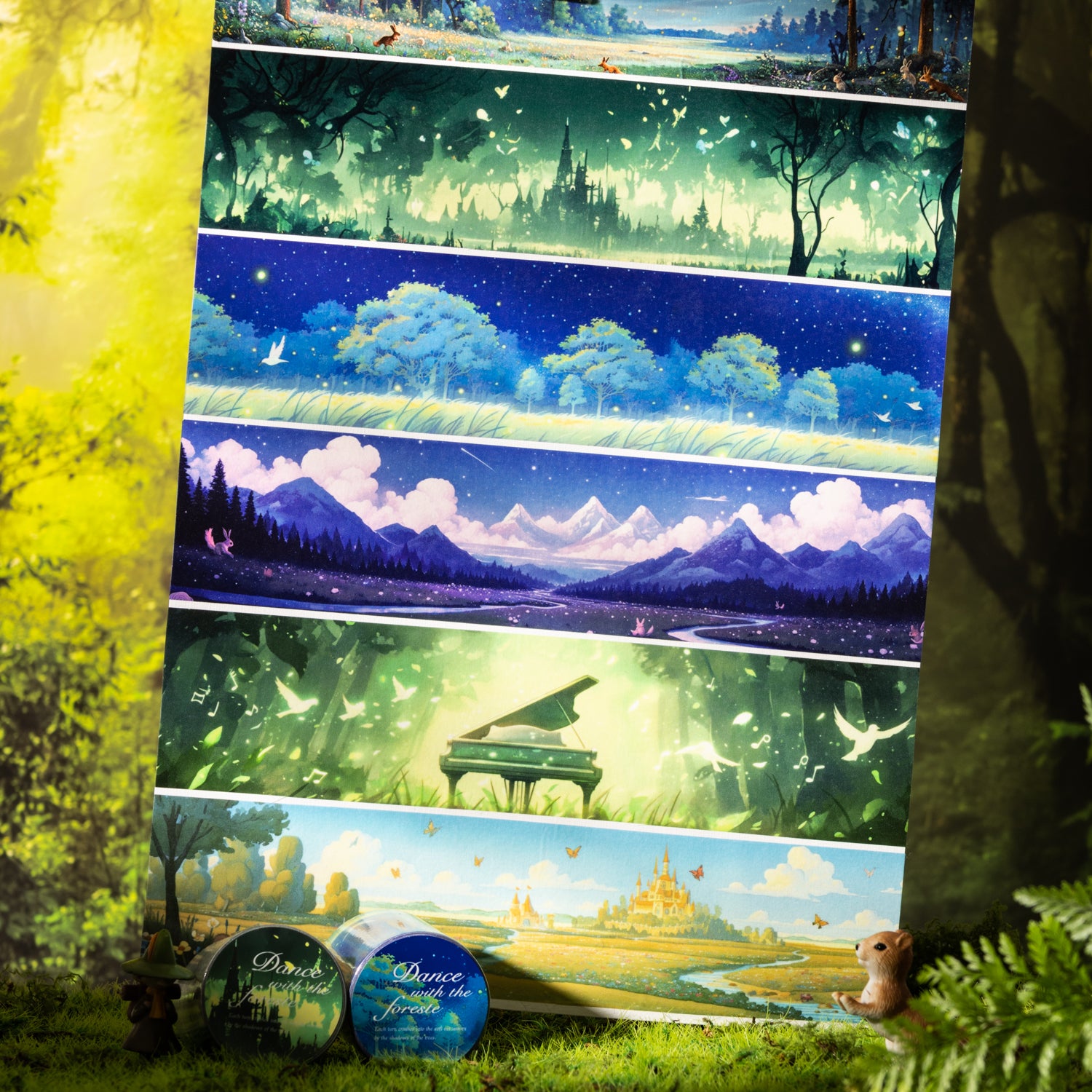 0914 Forest Washi tape -5cm*2m