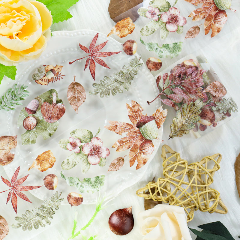 0804 T-338 Leaves PET tape -6cm*2m