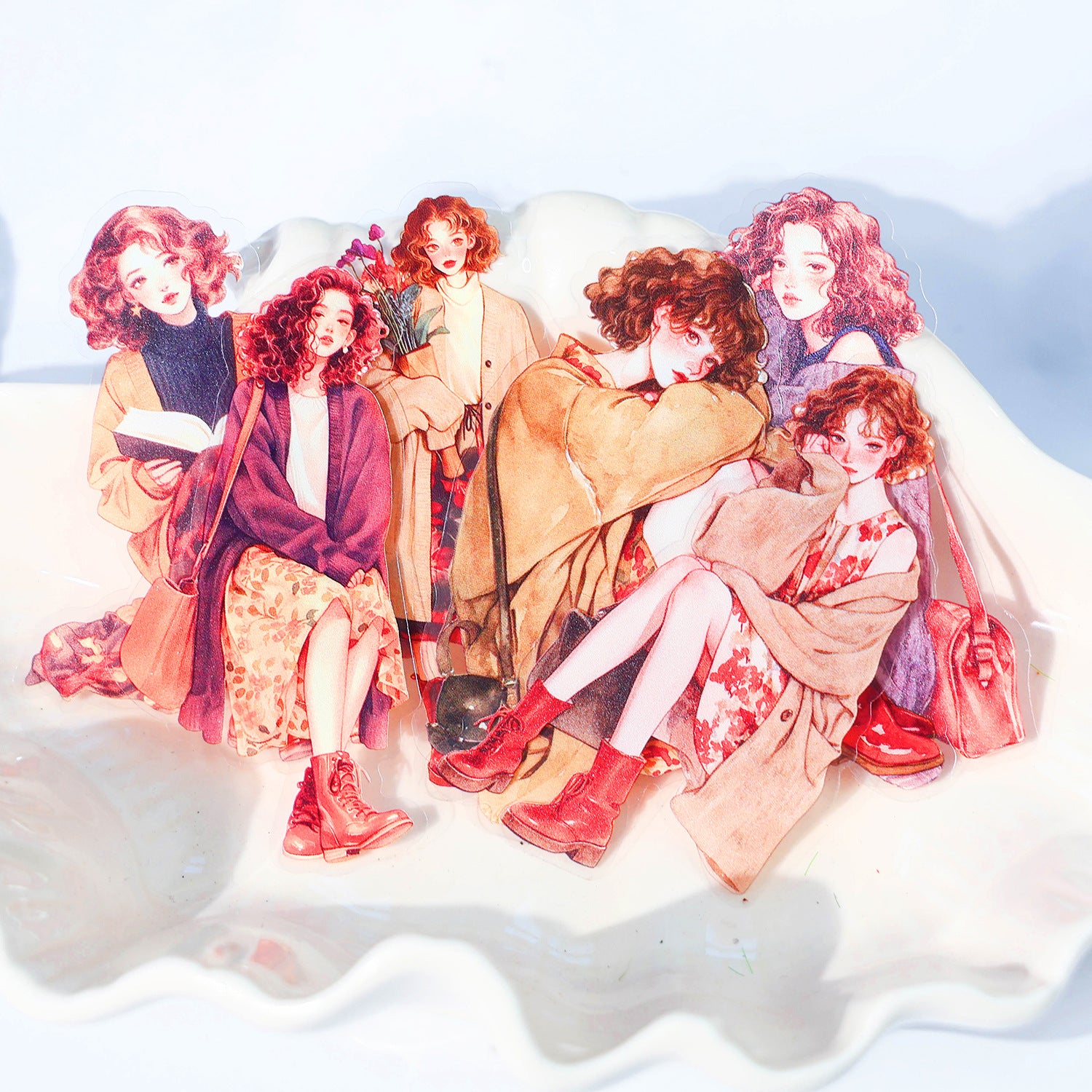 0412 Fancy Years Series PET Sticker -30Pcs each pack