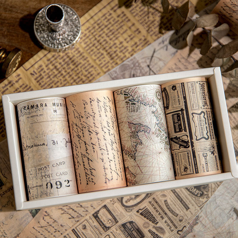 Vintage Time Washi Tape Set