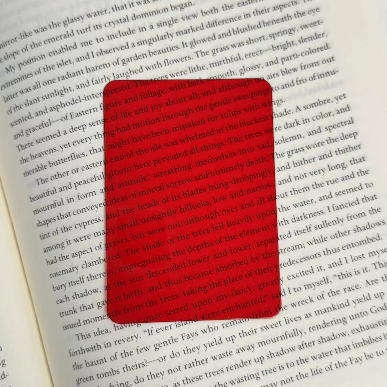 Colored clear ATC cards 1 pack of 20 pcs *Both sides have protective film 2.5*3.5 inch