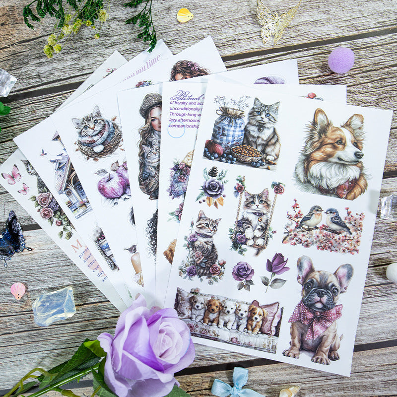 S-1005 Pet Friends Sticker Book -20Pcs each pack
