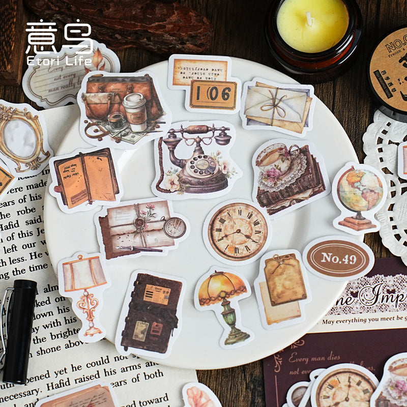 0313 Time imprint Series Washi Stickers -30Pcs each pack