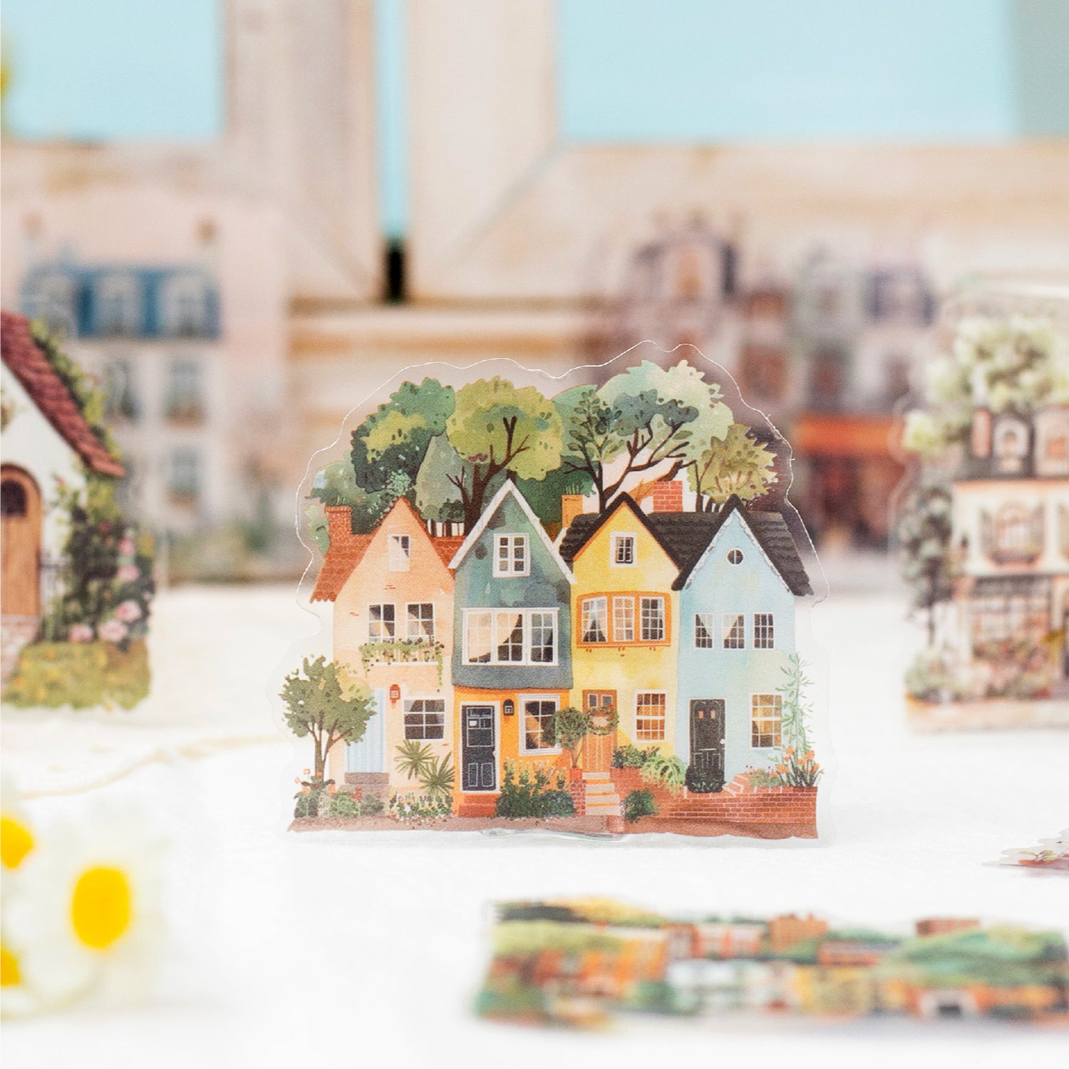 0522 City roaming PET Sticker -30Pcs each pack