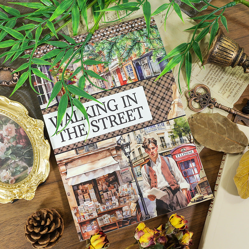 S-581- Walking in the street Sticker Book -20Pcs each pack