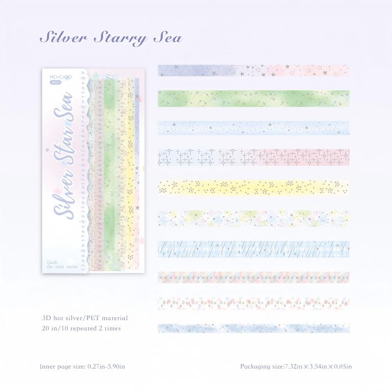 Catch the stars PET sticker -20Pcs each pack