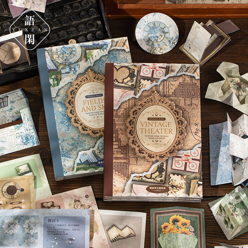 0407 Time Walk Series Solid Sticker -20Pcs each pack