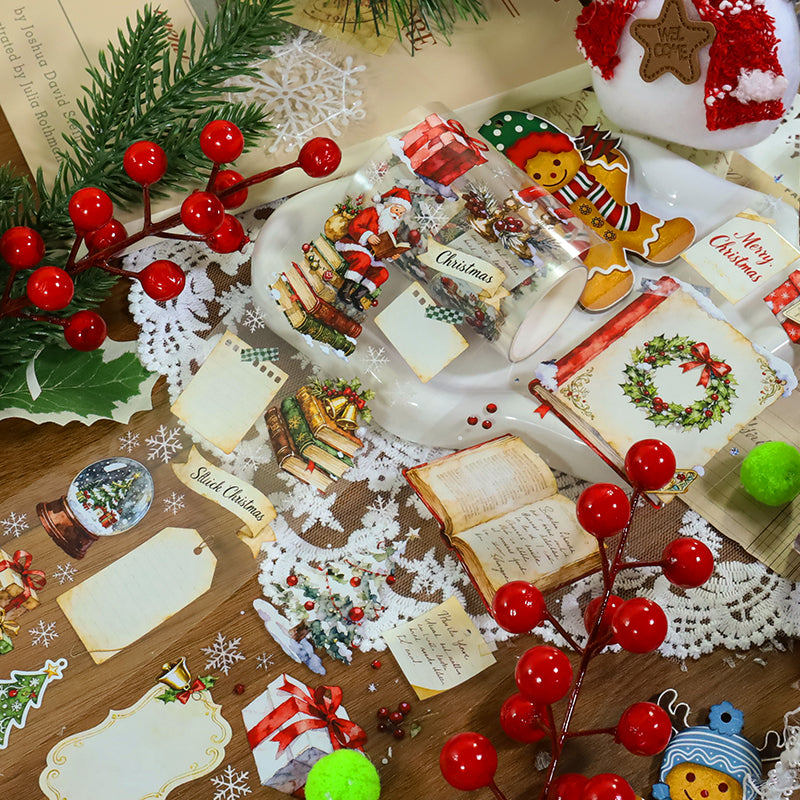 1027 T-442 Snow Bell's Pages Tape -7cm*2m