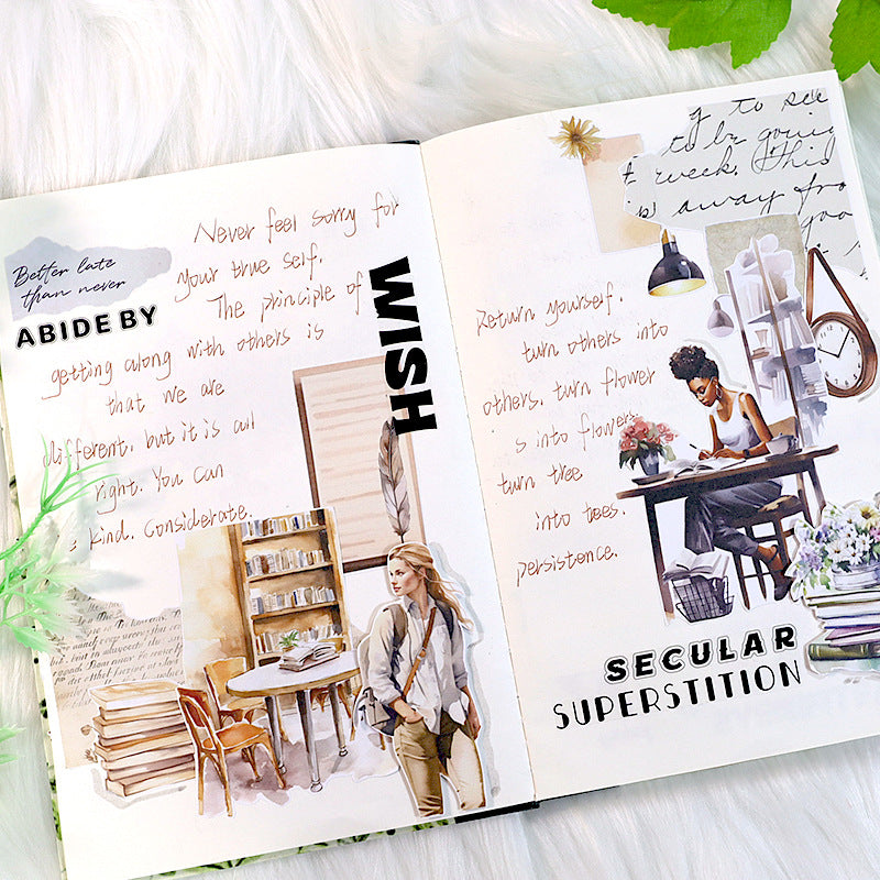 S-548- Whispering pages Sticker Book -20Pcs each pack