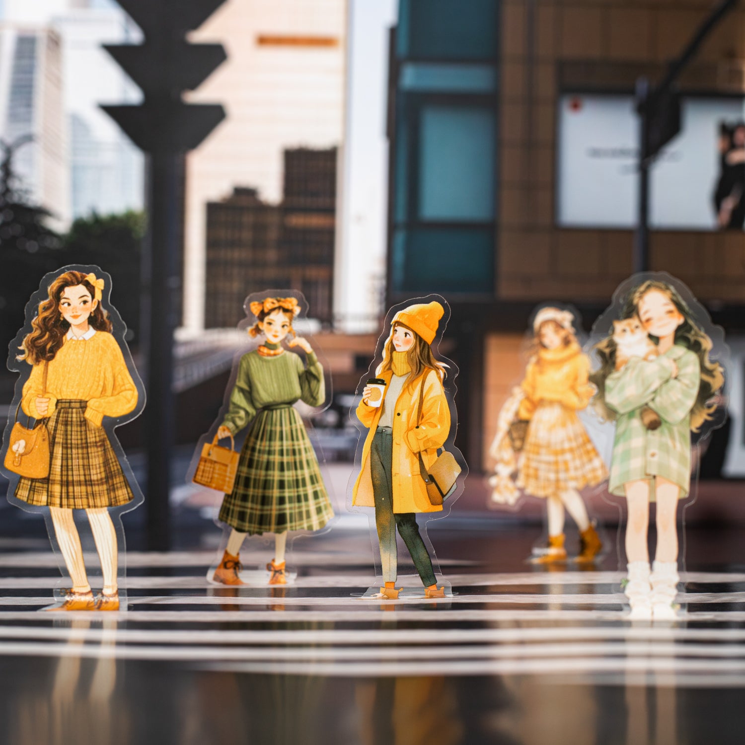 0321 Girls record Series Sticker -50Pcs each pack