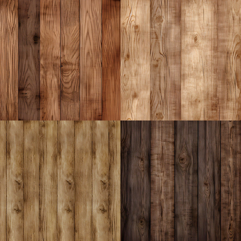 0709 Wooden texture Background Paper R2316A -24Pcs each pack