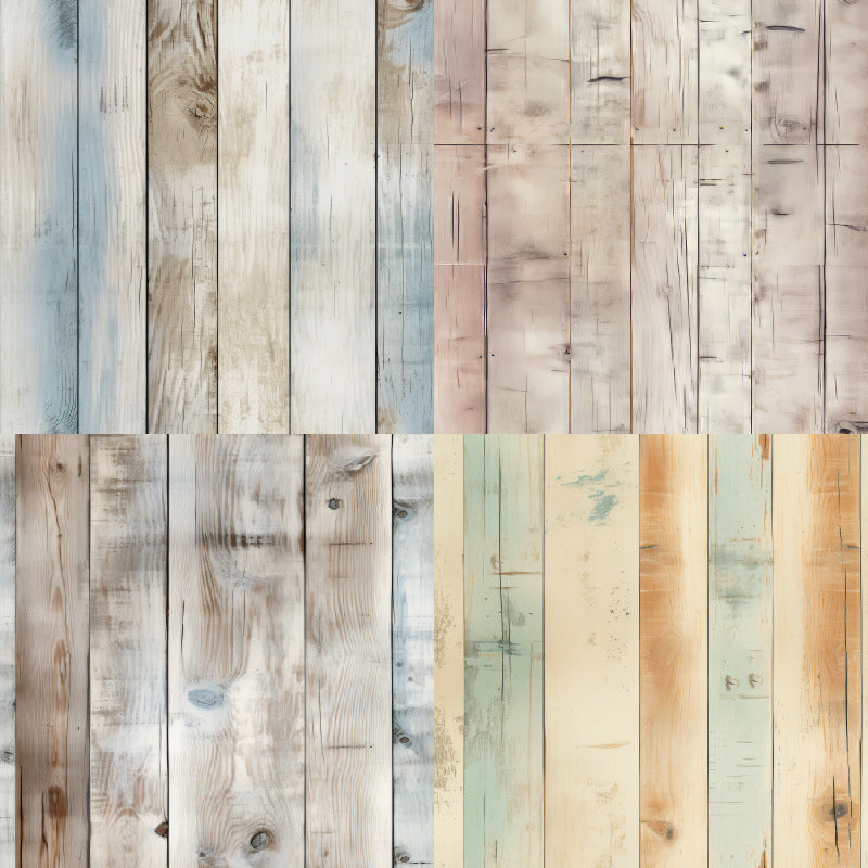 0414 Plank background paper -24Pcs each pack