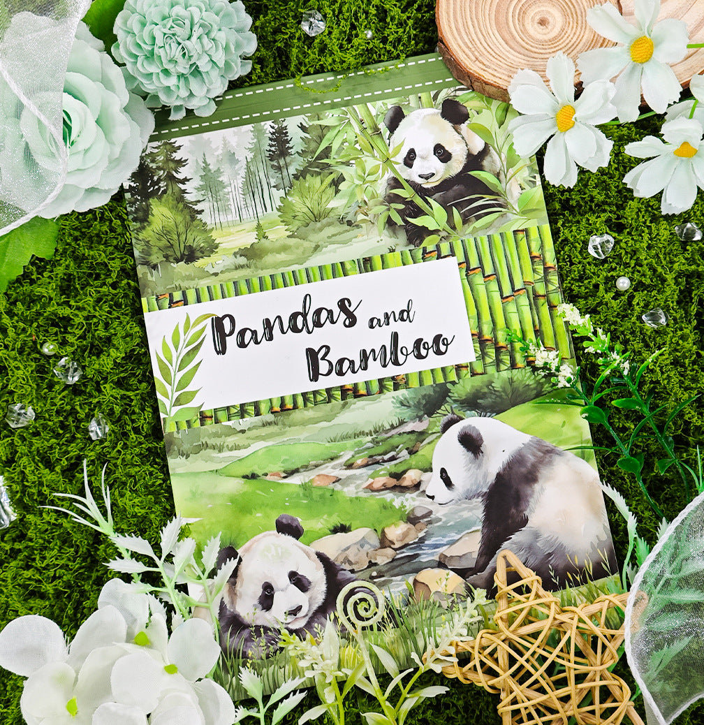 S-567- Panda and bamboo Sticker Book -20Pcs each pack