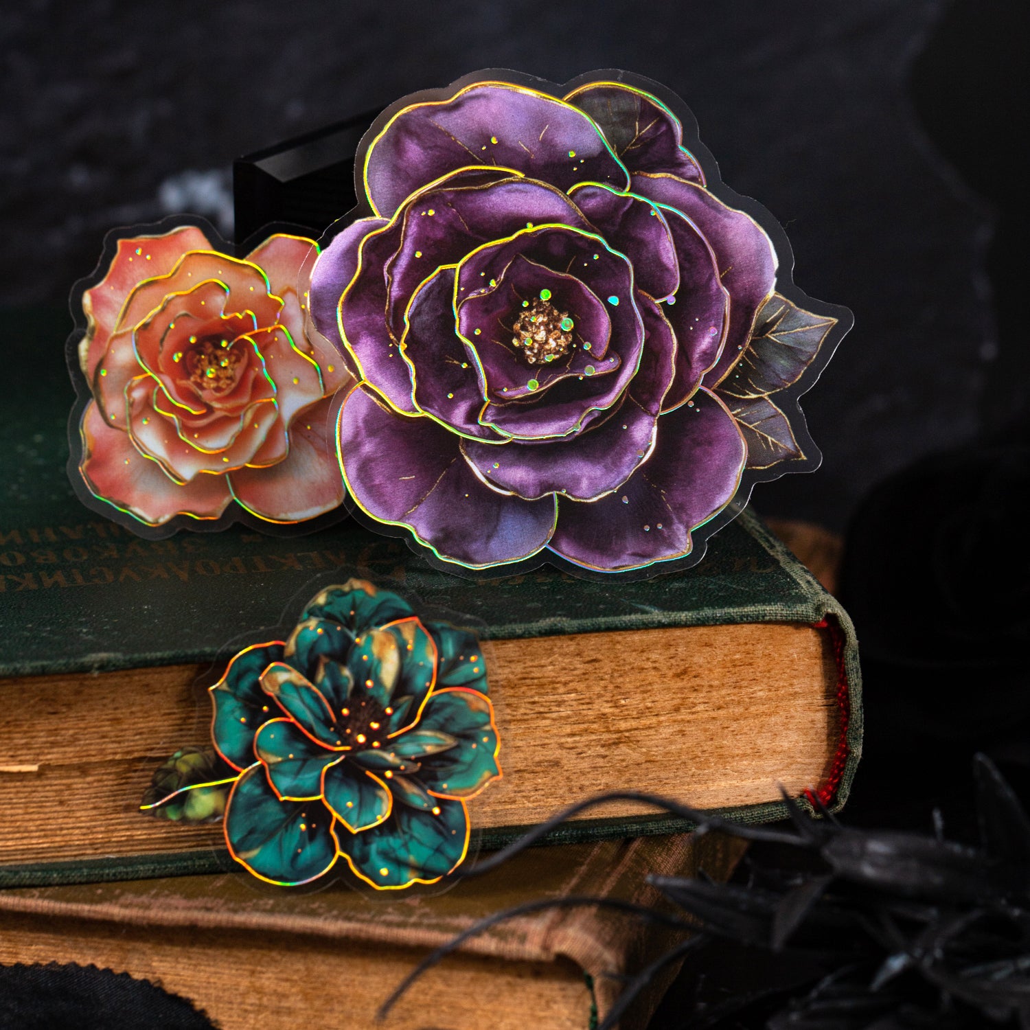 0610 Flower PET sticker -10Pcs each pack