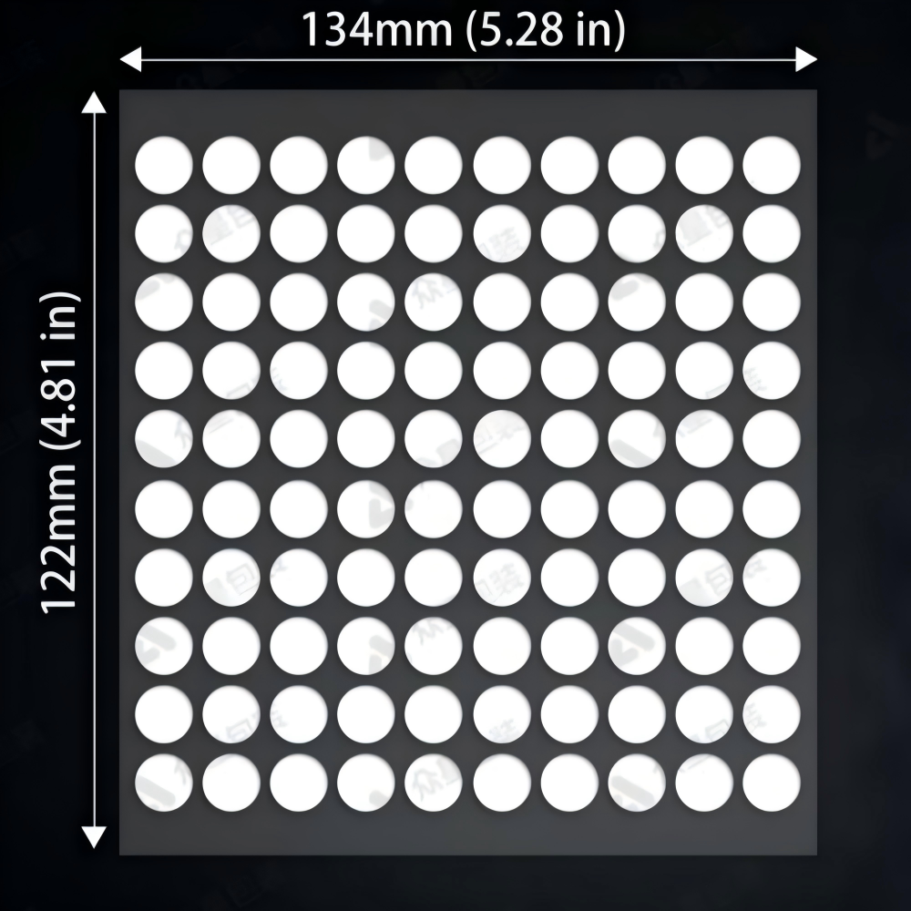 Round Acrylic Double-Sided Sticker, 100 Dots Per Sheet
