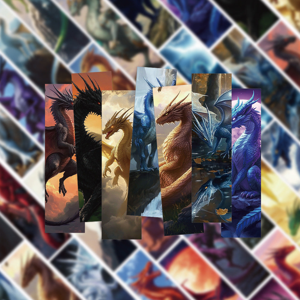 0722 Dragon Bookmarks 30 pcs