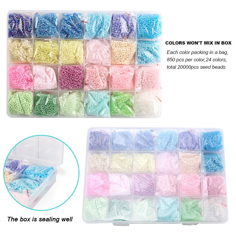 2mm Mixed-Color Seed Bead DIY Kit