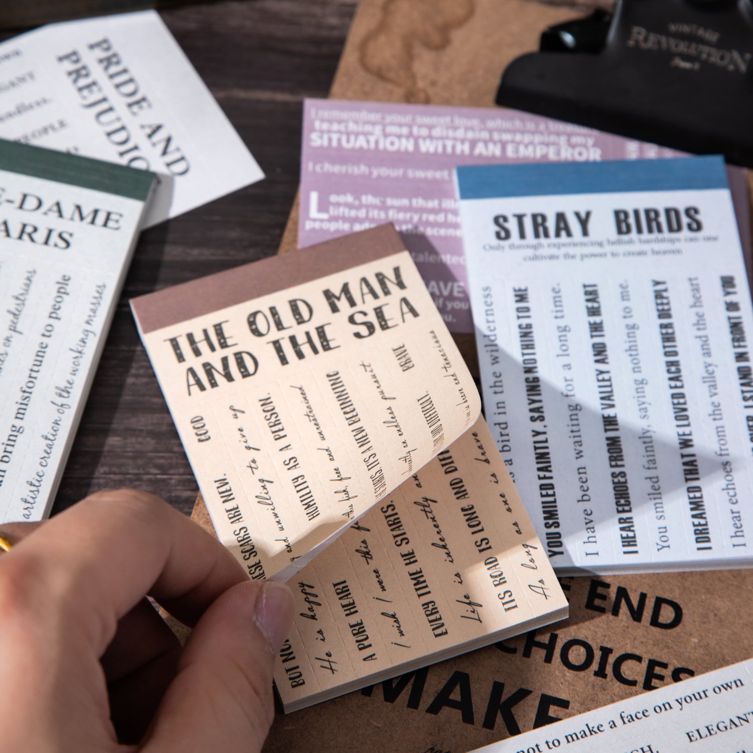 Text-themed sticky notes paper -30Pcs each pack