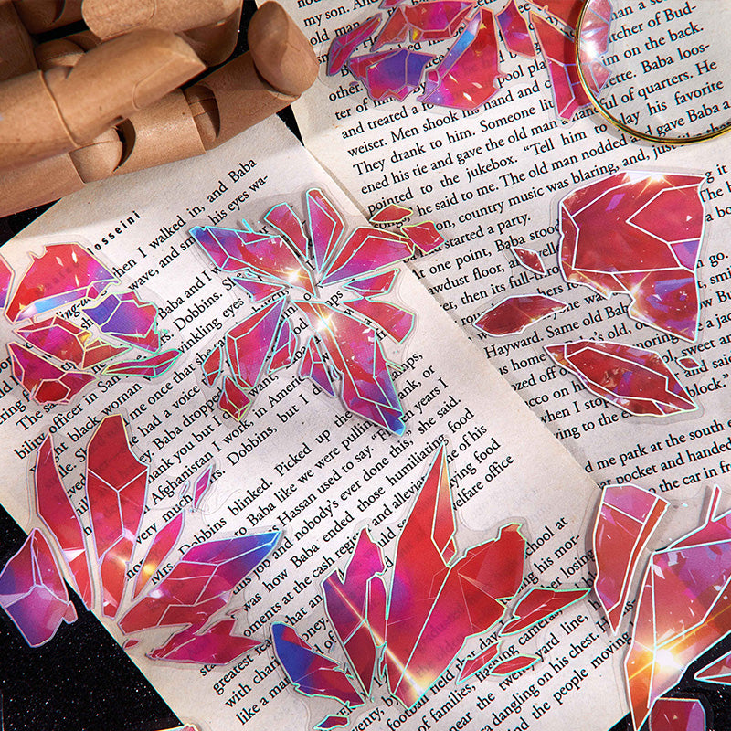 0724 Broken crystal PET sticker -20Pcs each pack