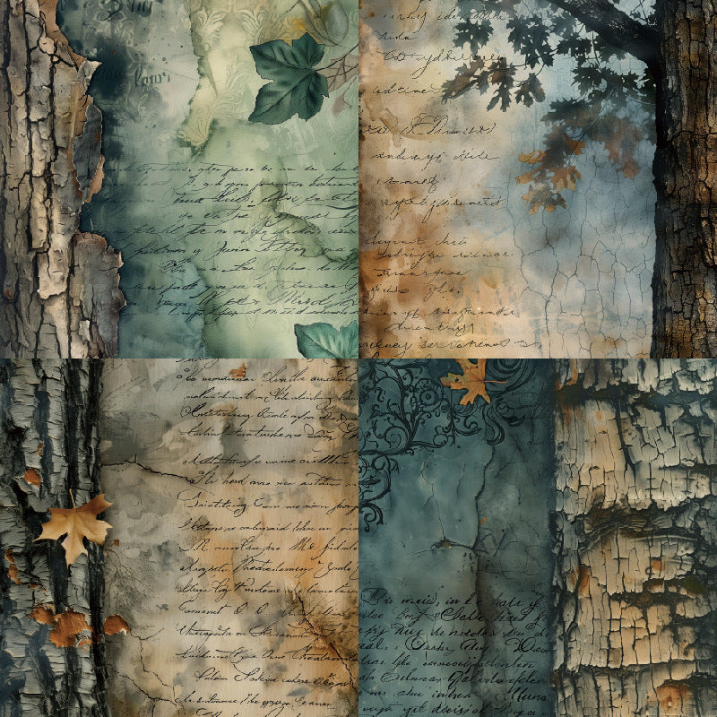 0703 Wither Background Paper 22021B -24Pcs each pack