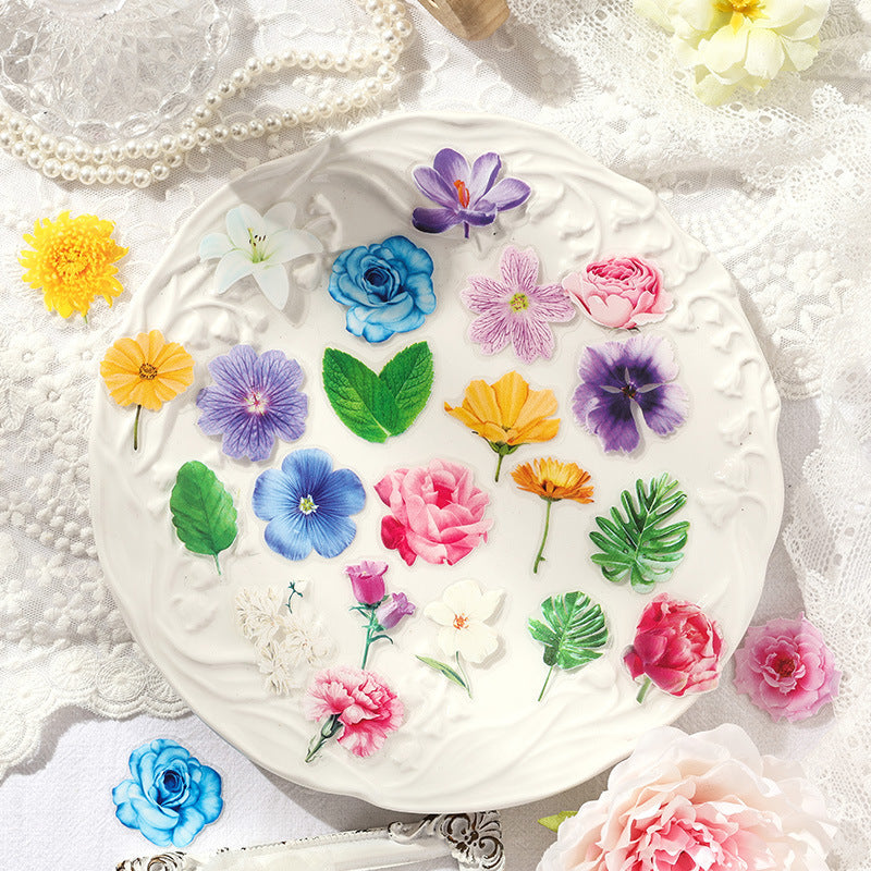 0324 Flower language Series Sticker -60Pcs each pack