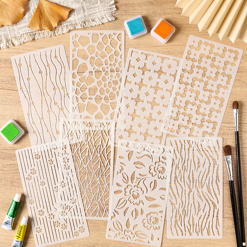 0523 Floral Dream stencil -4Pcs each pack