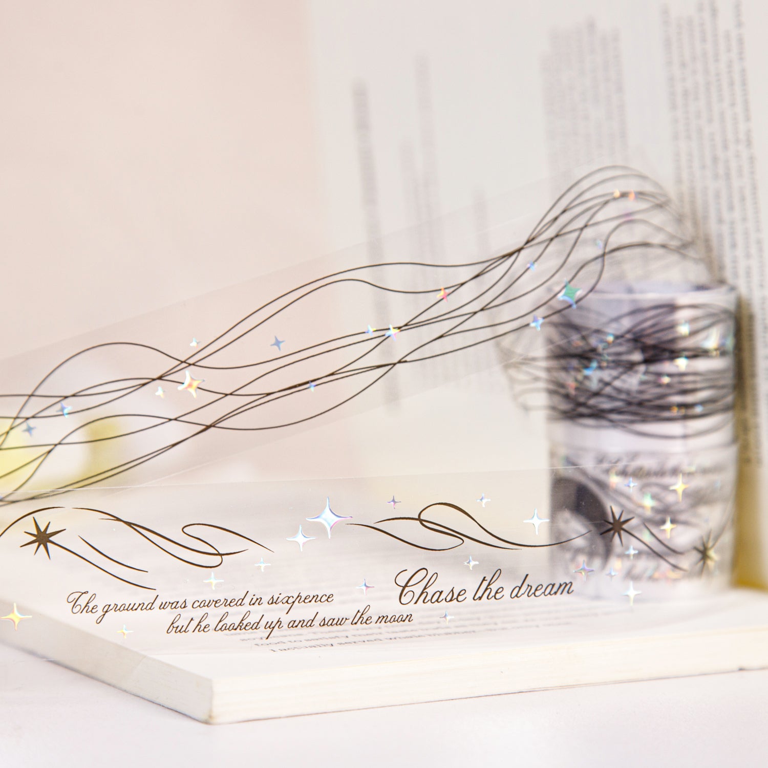 260120 Starry Sky poet PET Tape -3cm*2m