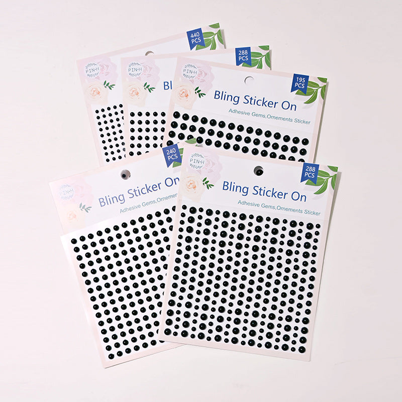 0527 Black pearl sticker
