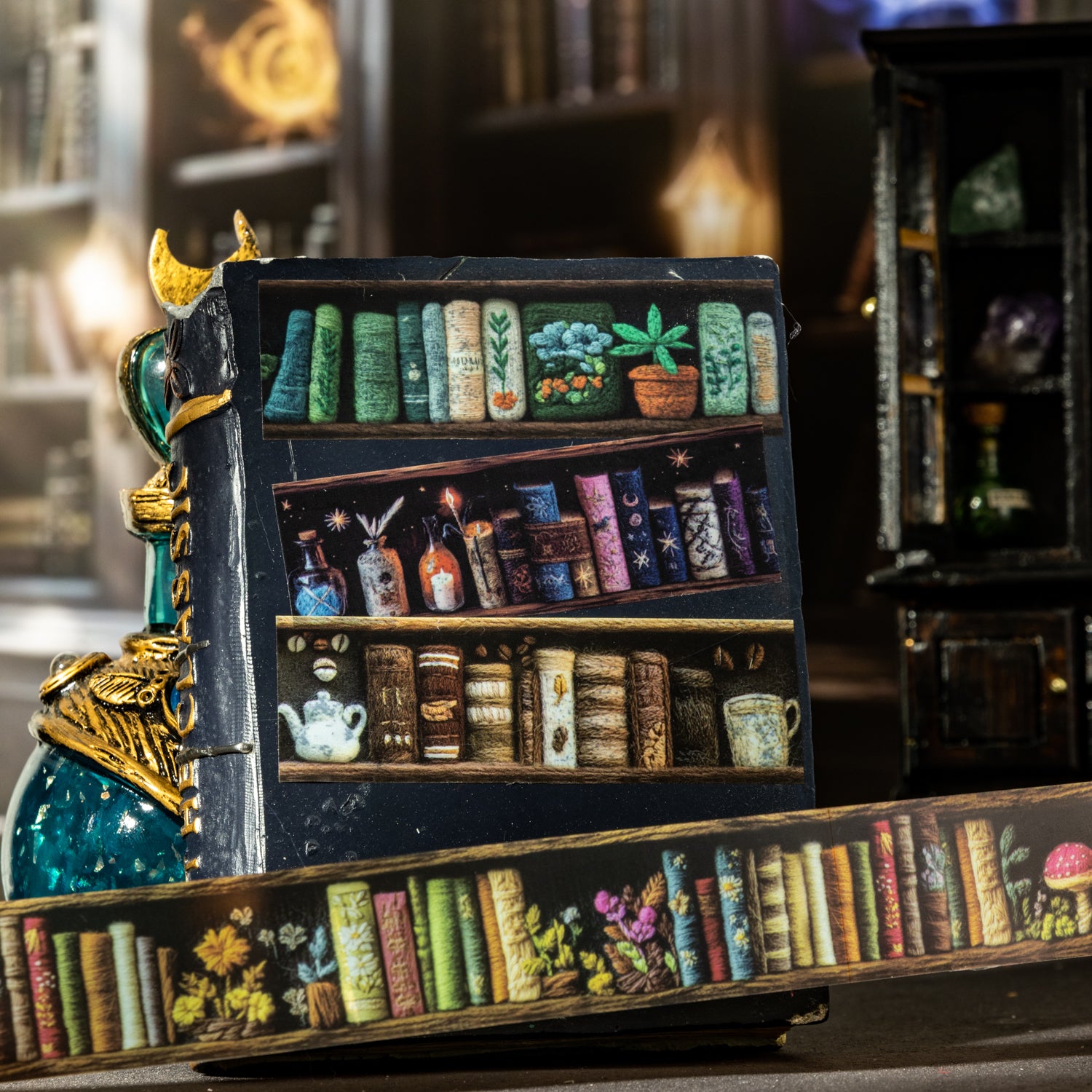 0727 Magician's Bookcase PET tape -2.5CM*2M