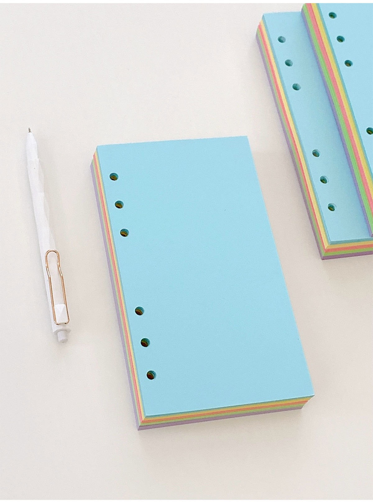 0713 A6 journal macaron five-color insert paper 1 pack 100 pcs