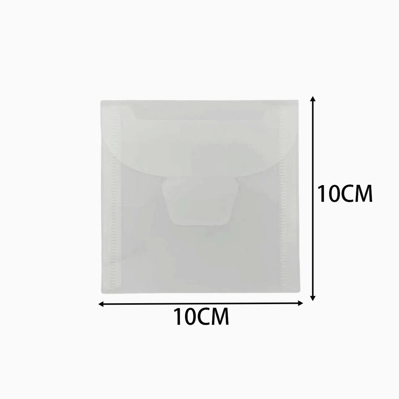 0326 Clear storage bag 10*10 Cm 20 pcs 1 pack