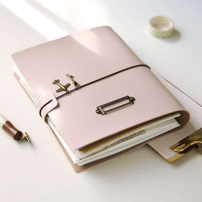 J-13- A5 water color paper binder journal