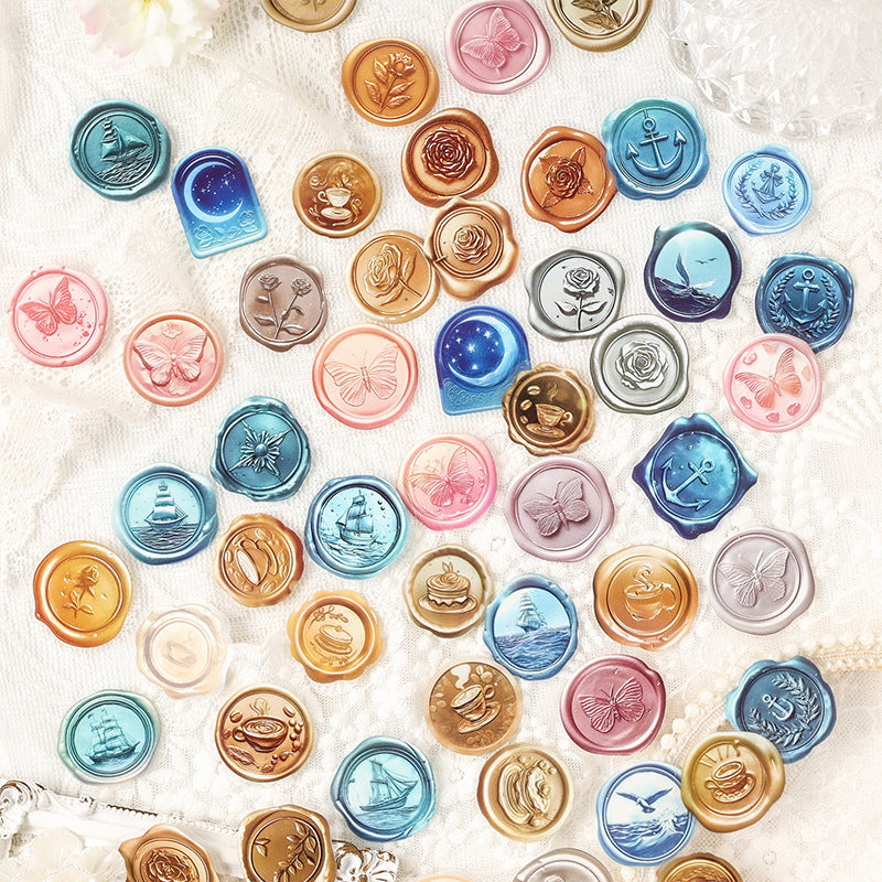 0416 Time fire paint series Sticker -25Pcs each pack