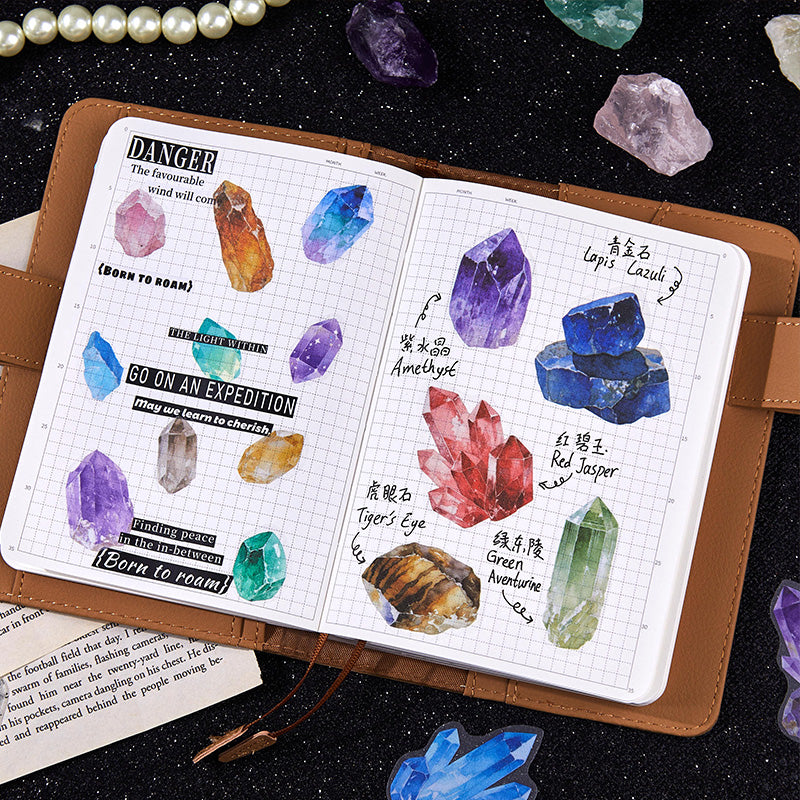 0808 Crystal stone PET Sticker -20Pcs each pack