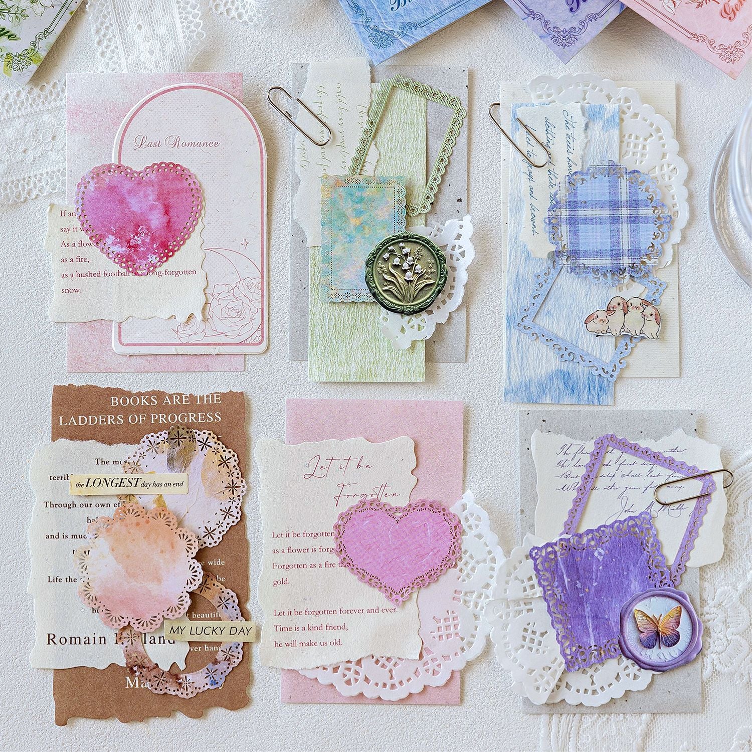 0405 Lace light Series Paper -30Pcs each pack