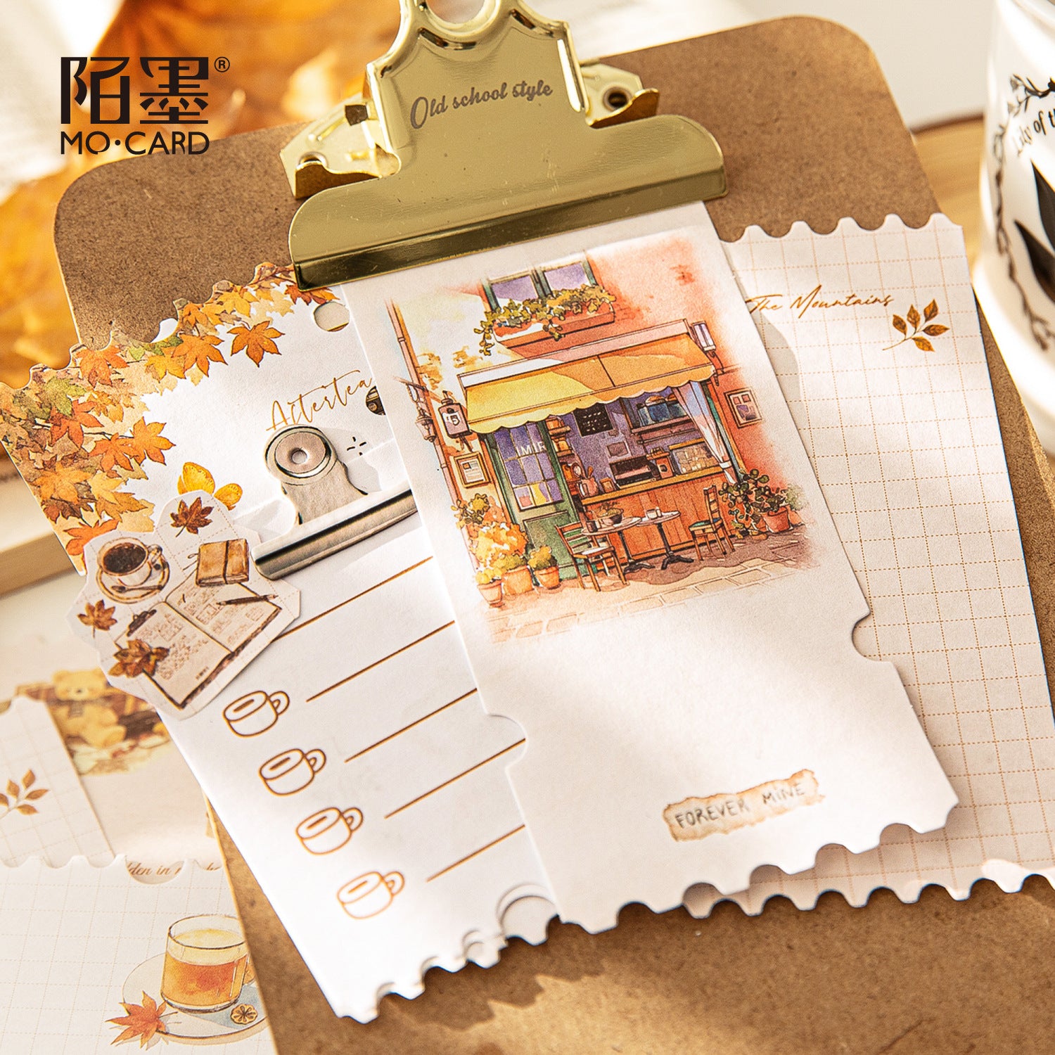 0325 Tea Break Series Paper -50Pcs each pack