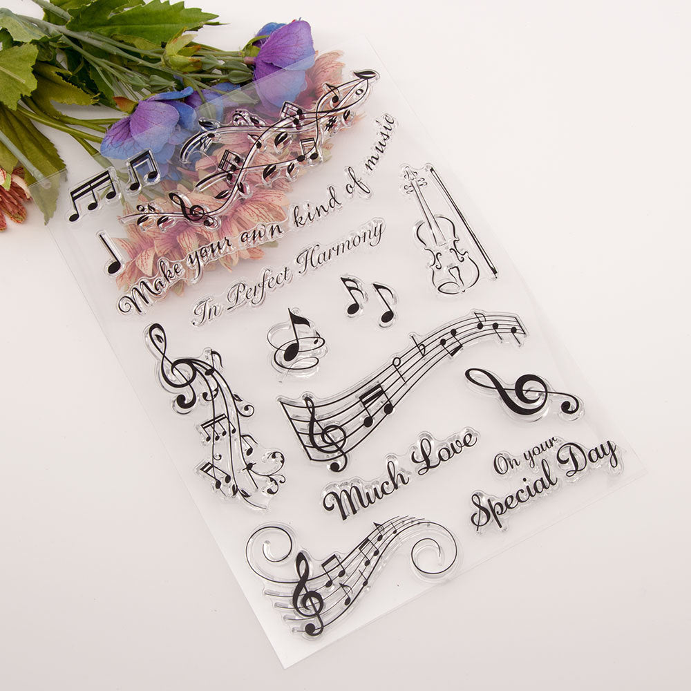 Music note Clear Stamp 15cm*21cm