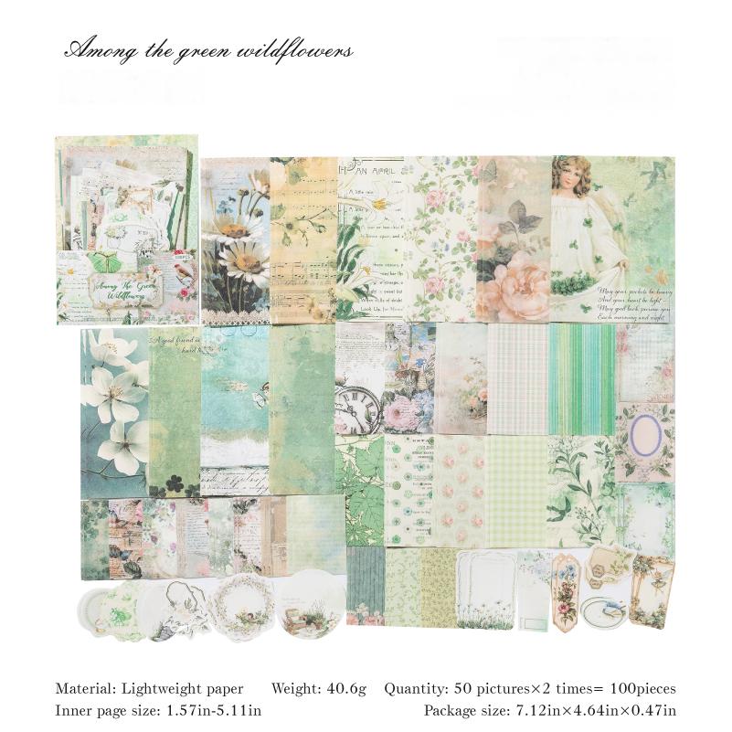 Vintage plant Mixed pack -100Pcs each pack