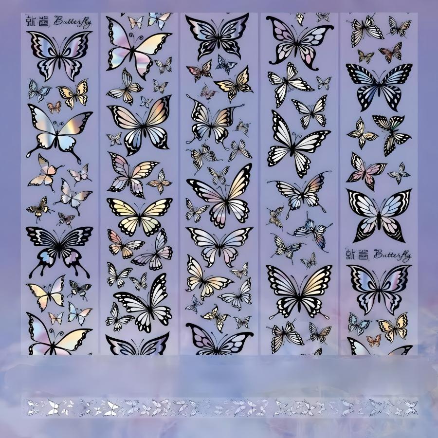 Butterfly Iridescent PET Tape (5 x 100 cm) 1 loop