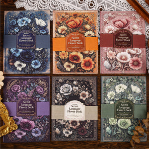 Flower papers on table