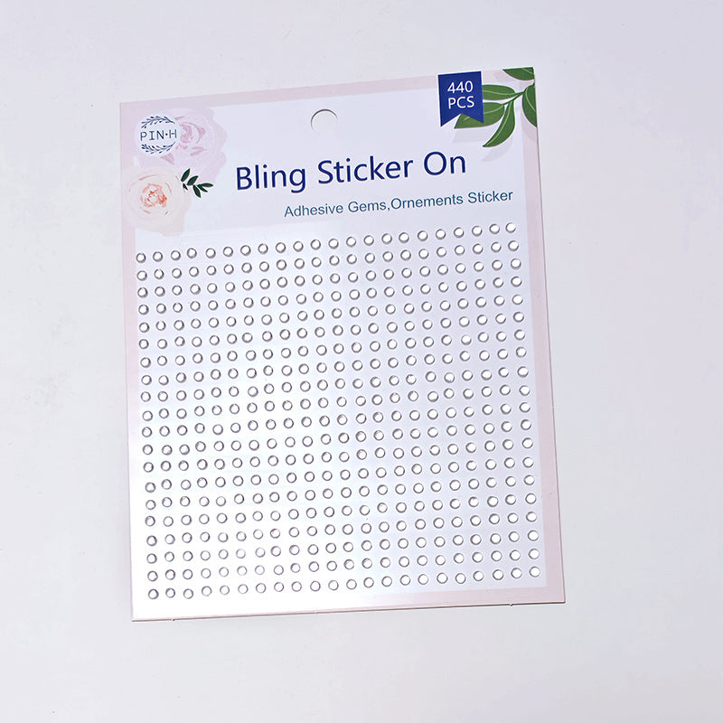 Transparent dew drop sticker