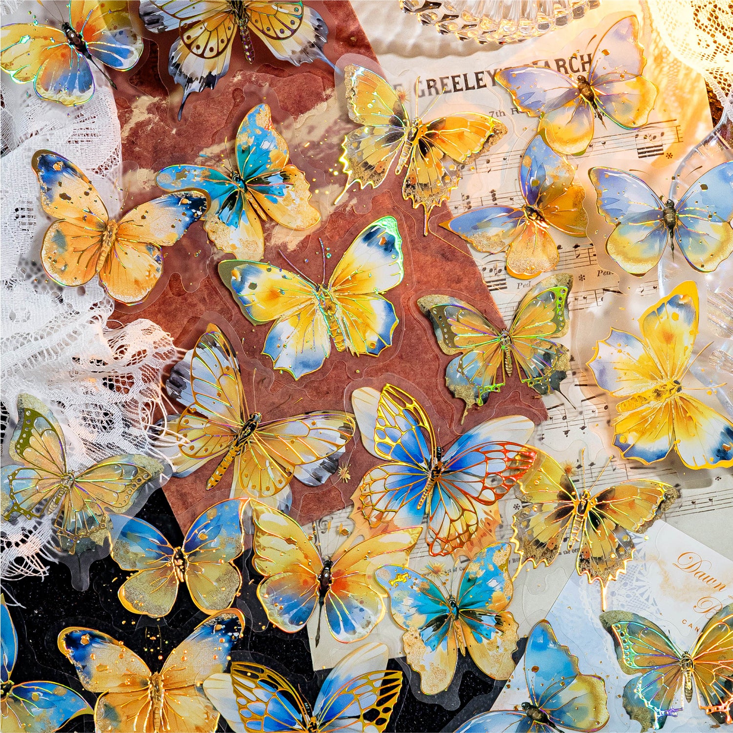 0809 Butterfly Sticker -20Pcs each pack