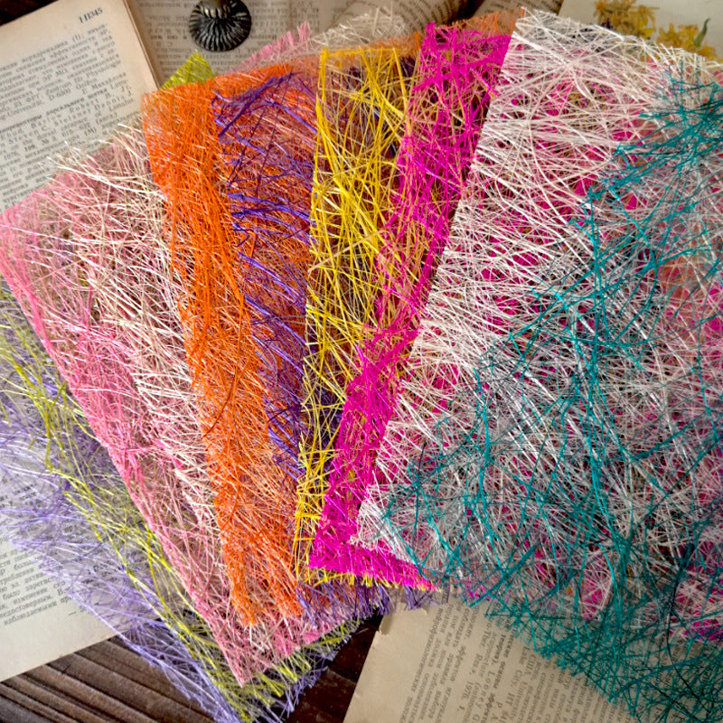 0808 A5 Colored fiber grass -10Pcs each pack