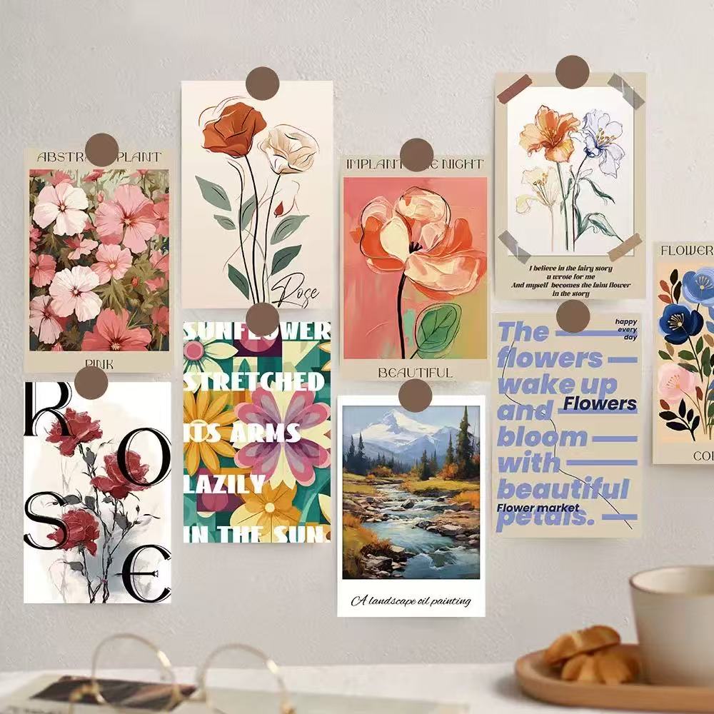 0527 Flower Postcard 10pcs